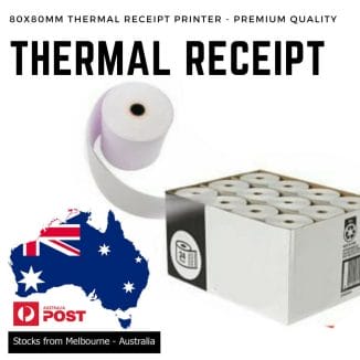 80x80mm Thermal Receipt Paper - 24 Pack